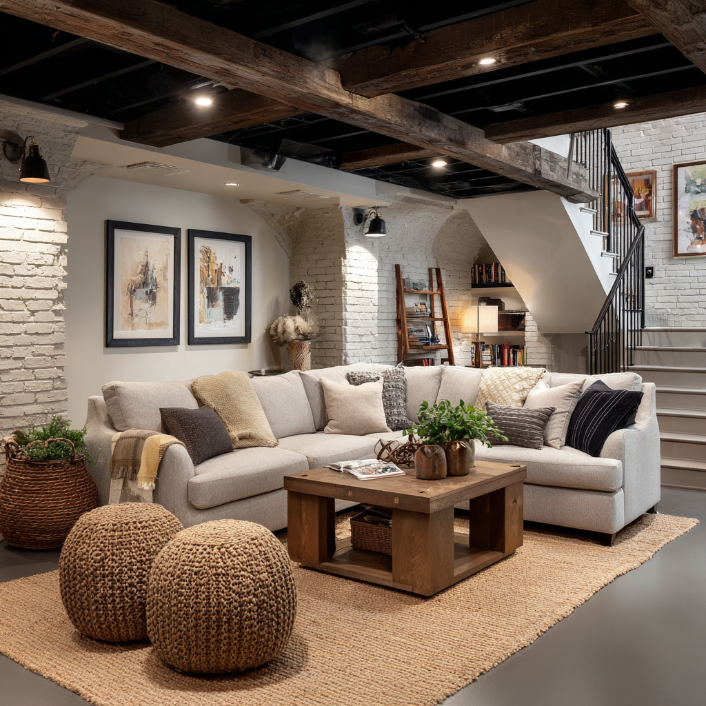 25 Cozy Basement Ideas for the Perfect Family Space