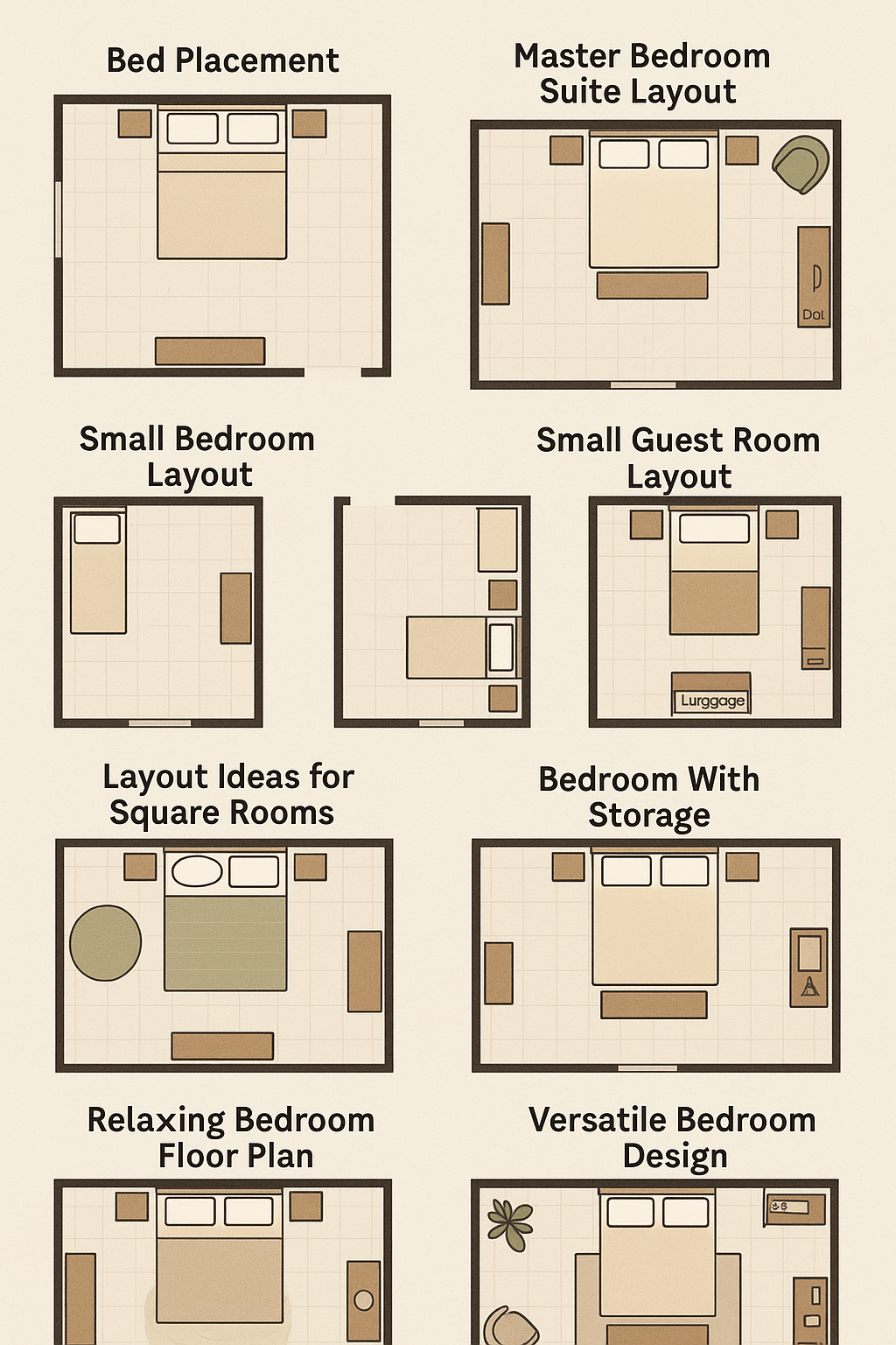7 Must-Try Bedroom Layout Ideas